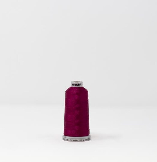 Polyneon Machine Embroidery Thread -- 1,100 yards spool -- Dark Raspberry Pink Color, Ref. #1783 by Madeira®